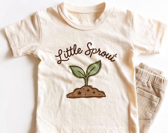 Little Sprout Kids Shirt - Cute Gardening Plant Toddler Tee
