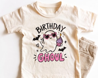 Birthday Ghoul Kids Shirt - Halloween Birthday Toddler Tee