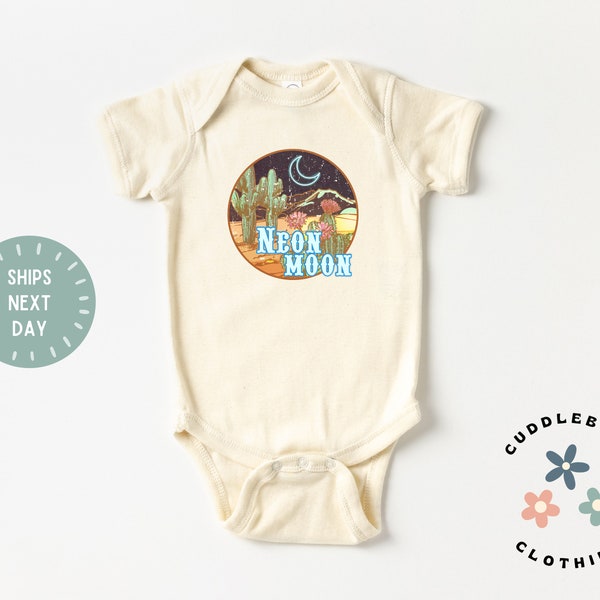 BABIES ONESIE MOON GARDEN