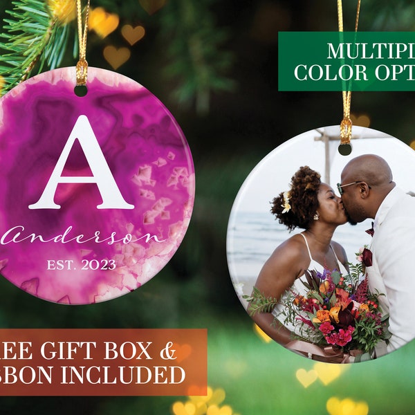 Newlywed Ornament Etsy