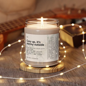 Clean home fragrance candle top