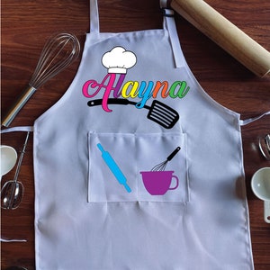 Personalized Kids Apron | Baking Apron | Chef Apron | Kids Apron