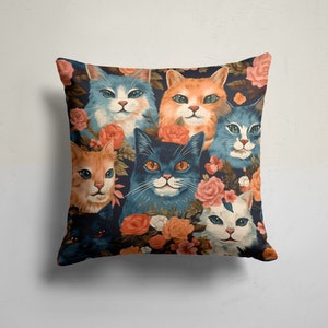 Funda de almohada para mascotas, funda de almohada con temática de gatos, funda de almohada con temática de perros, funda de almohada con animales lindos, almohada con impresión digital, regalo de inauguración de la casa