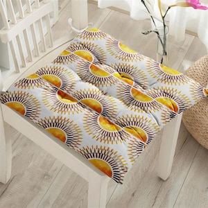 Abstract Patterned Cushion, Geometric Chair Cushion, Modern Chair Cushion, Stylish chair Pad, Comfortable Chair Cushion, Decorative Cushion