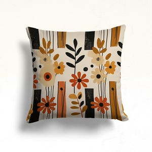 Retro Shapes Pillow Cover, Retro Pillow case, Pillow Cover, Decorative Pillow Cover, 70&#39;s Cushion Cover, Retro Patterned pillow