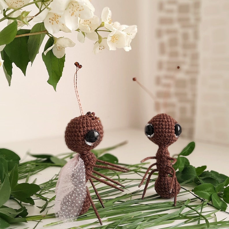 Ant Crochet Pattern, Amigurumi Ant, Crochet Ant, Cute Ant, Amigurumi ...