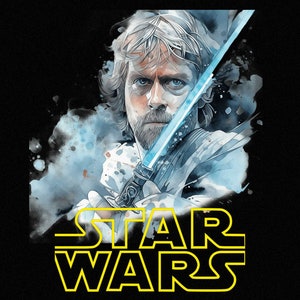 3 Luke Skywalker Clipart, Luke Skywalker Poster, Luke Skywalker Print, Luke Skywalker Instant Download, Star Wars Poster, Star Wars Clipart.