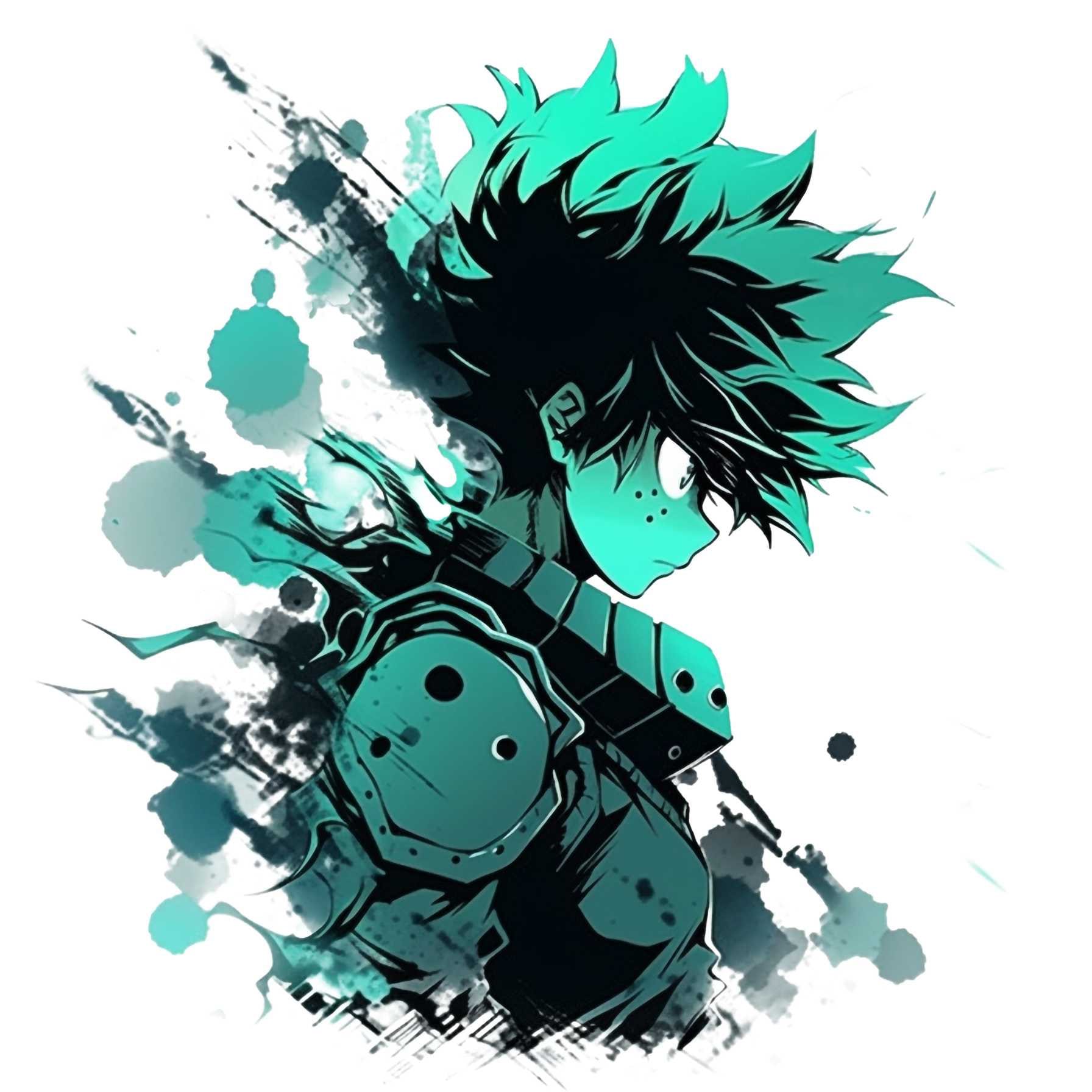 3 Aquarelle Deku, Clipart Deku, Affiche Deku, Deku PNG, Affiche My Hero ...