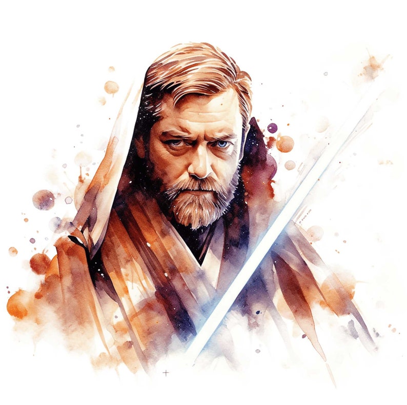 6 Obi-wan Clipart, Obi-wan Poster, Obi-wan Print, Obi-wan Instant ...