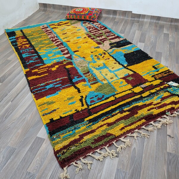 Beni Ourain Style Rug Etsy
