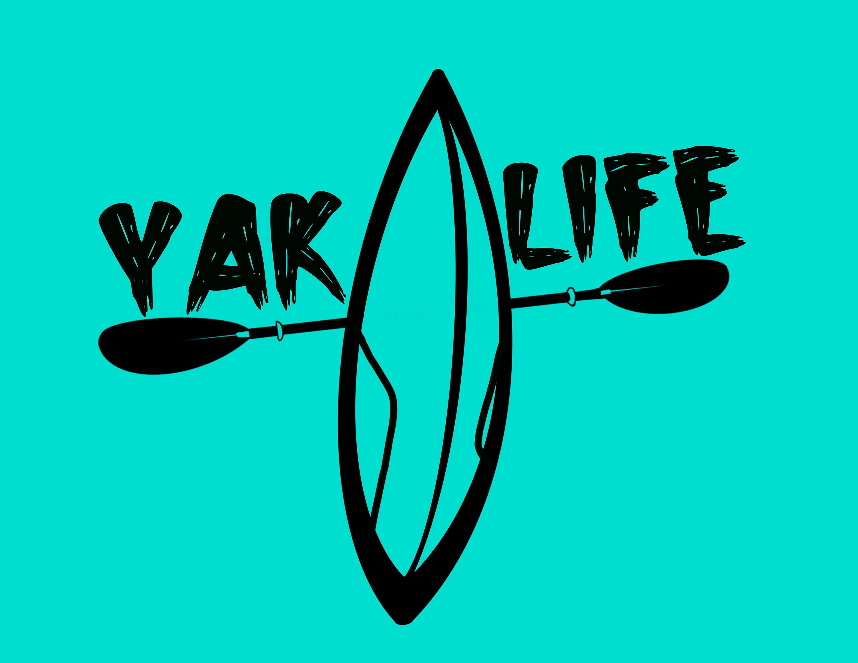 Kayak Life Decal Etsy