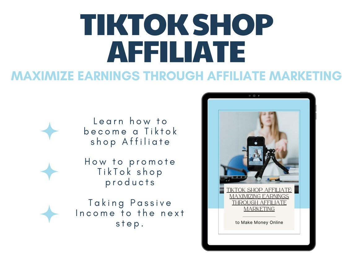 Getting Started With Tiktok Shop Affiliate How to Guide - Etsy