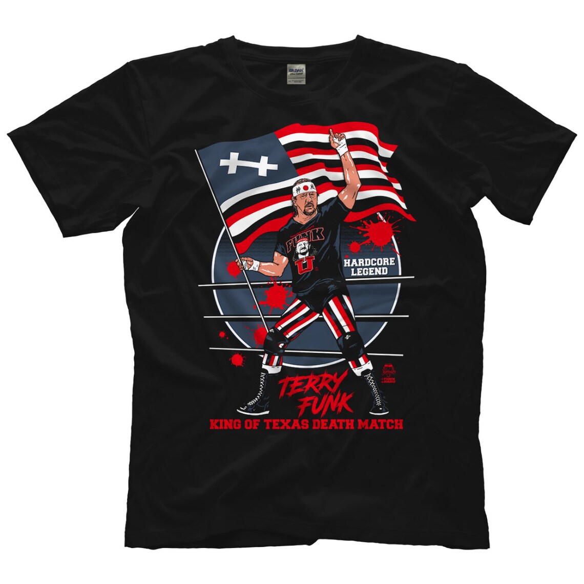 Funk Ranch Terry Funk - Double Cross Ranch T-shirt - Etsy