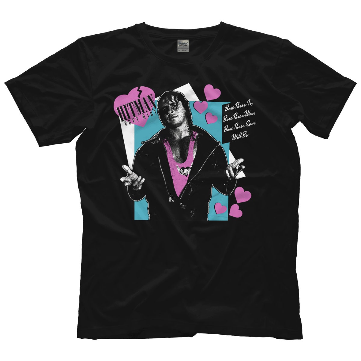 Bret Hart Wrestling T-Shirt – Vintage Design Für Fans, Aus 100% Baumwolle, Fair Produziert