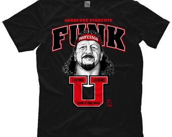 Terry Funk - Funk U (black) T-shirt - Etsy