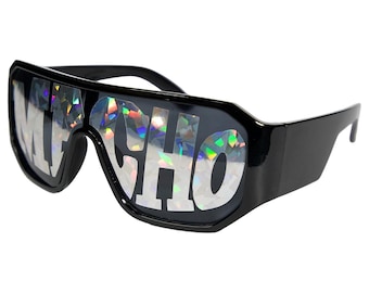Officially Licensed Macho Man Sunglasses - Macho Silver