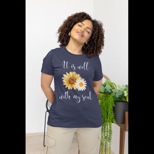 It Is Well With My Soul Christian Tee for Women