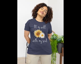 Es ist gut mit meiner Seele christliches T-Shirt für Frauen