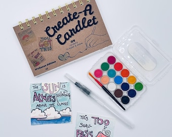 Kit de acuarela de viaje Libro de bienestar Edición 1