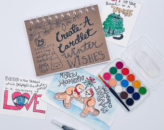 Kit de acuarela de viaje Deseos de invierno Edición 1