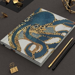 Octopus Notebook Nature-inspired Octopus Journal - Beautifully Crafted Notebook for Sea ...