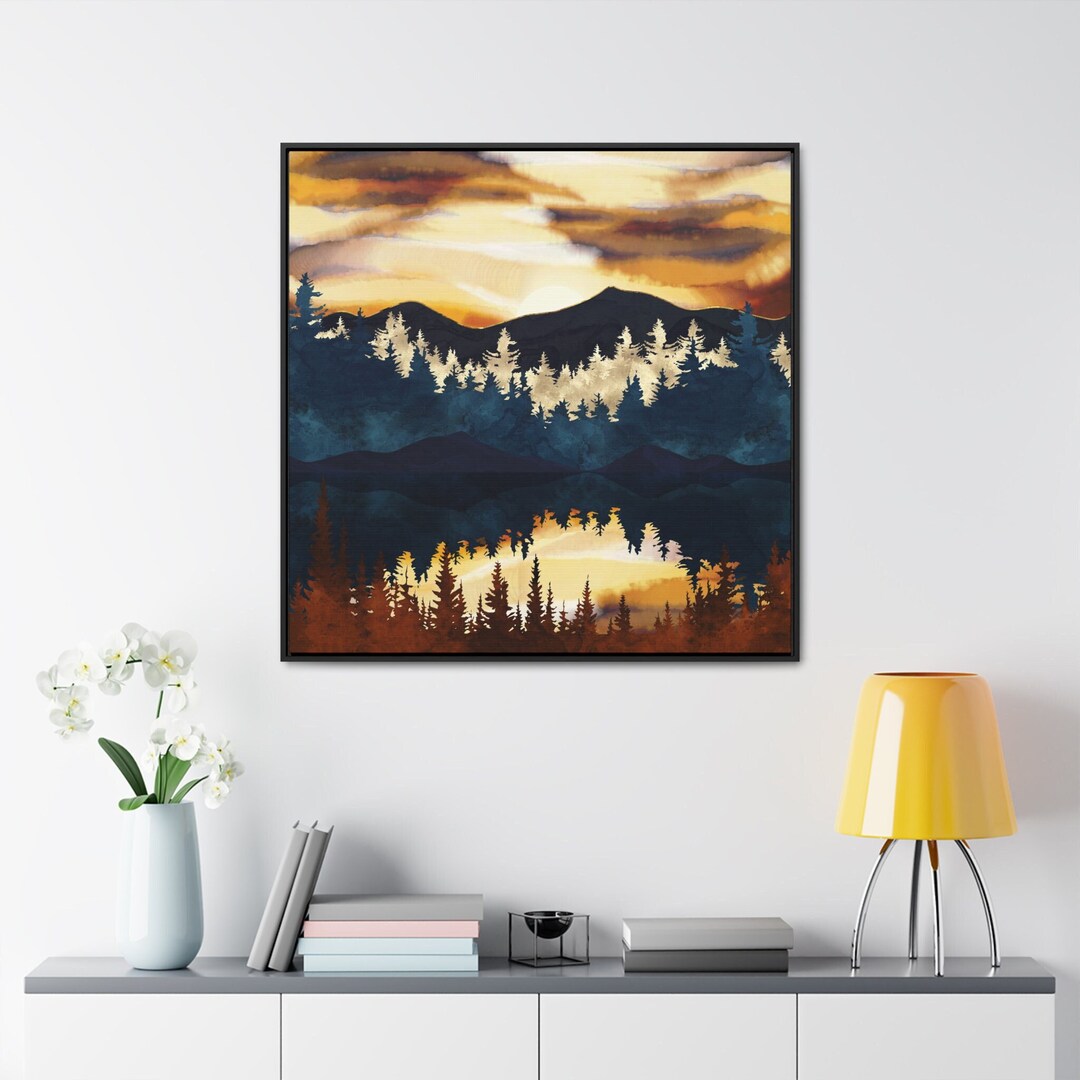 Fall Sunset by Spacefrog Designs, Fall Colors, Wall Décor, Framed Wall
