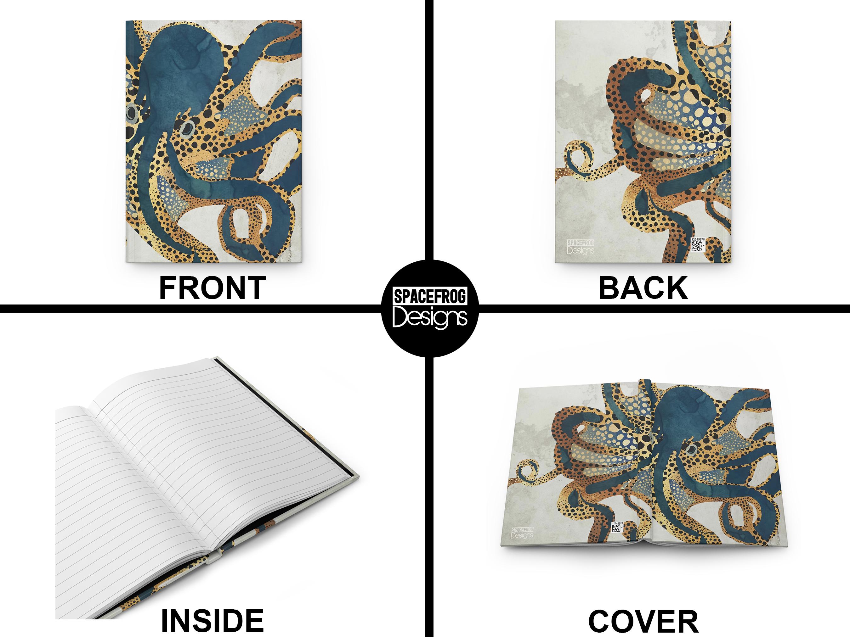 Octopus Notebook Nature-inspired Octopus Journal - Beautifully Crafted Notebook for Sea ...