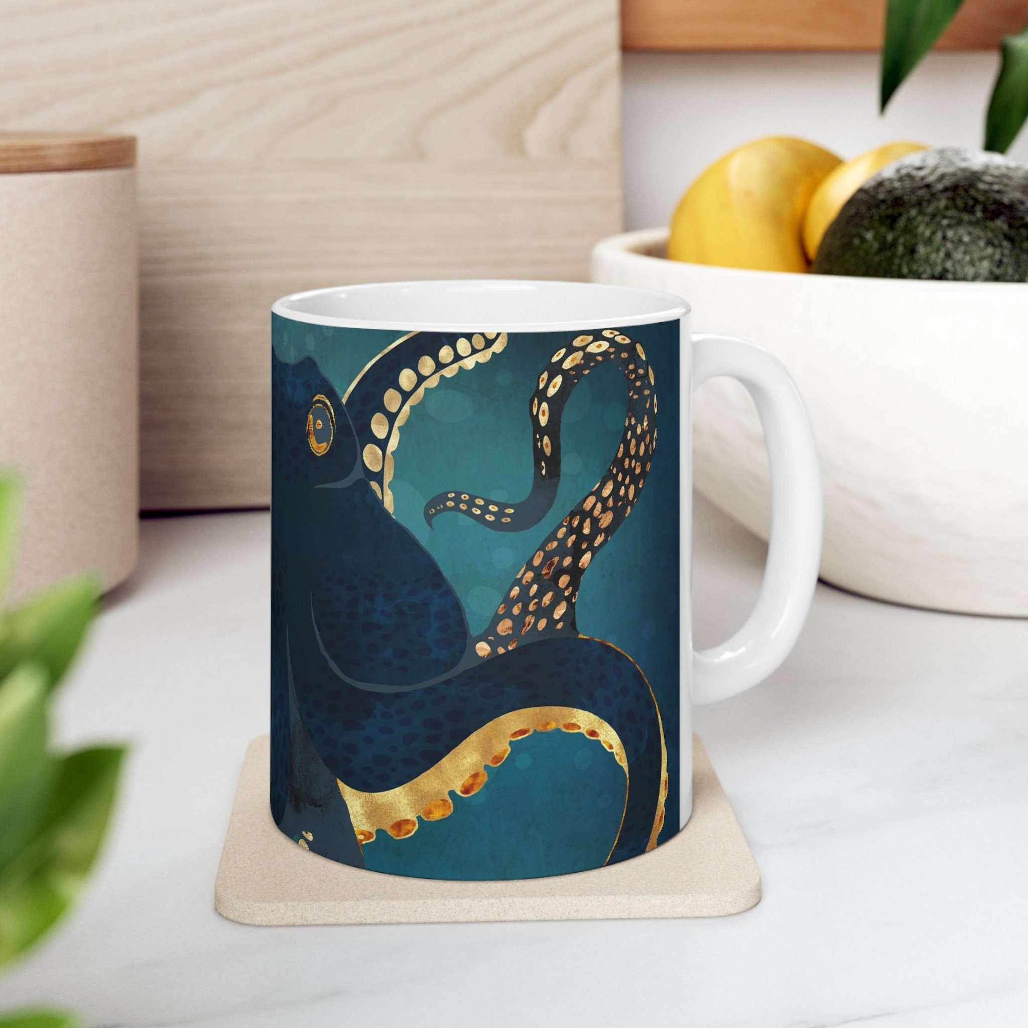 african coffee mugs African Print Coffee Mug