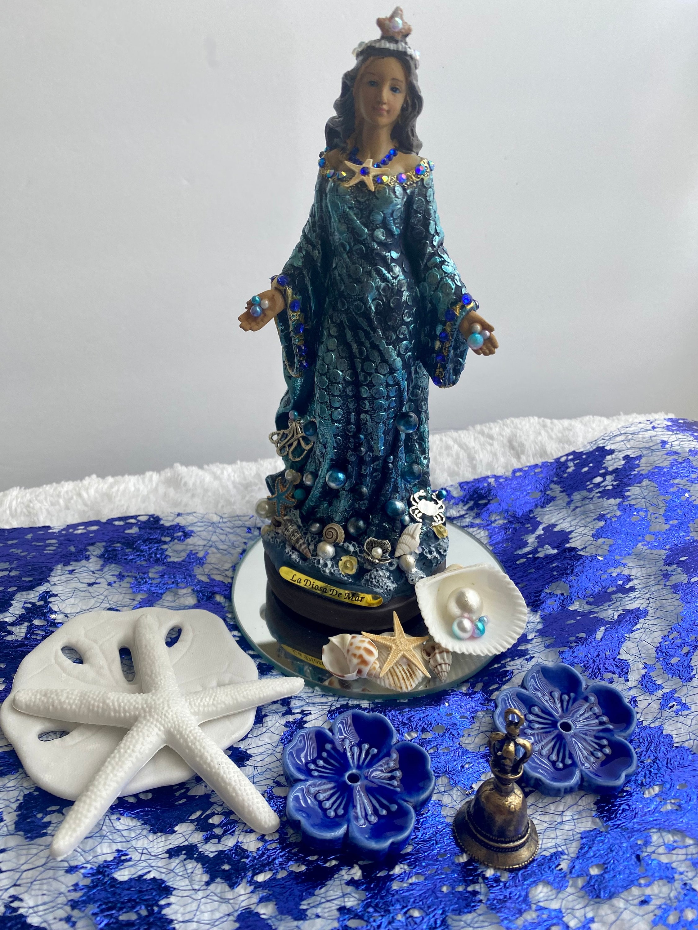 Yemaya Statue Altar Set Orisha Yemaya Statue Altar Set Altart Para