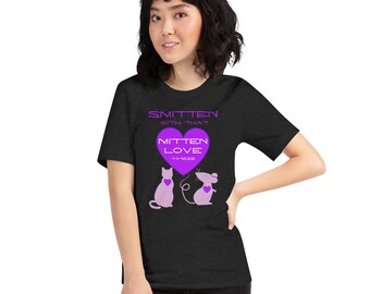 Custom Smitten Design T-Shirt - Matching Couples Shirt