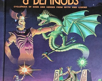 Vintage Dungeons and Dragons Deities and Demigods