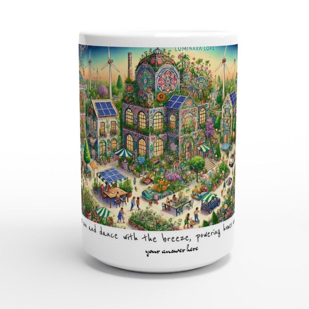 Luminara Lore 29 Ecoutopia Personalized Fantasy Art Coffee Mug Unique