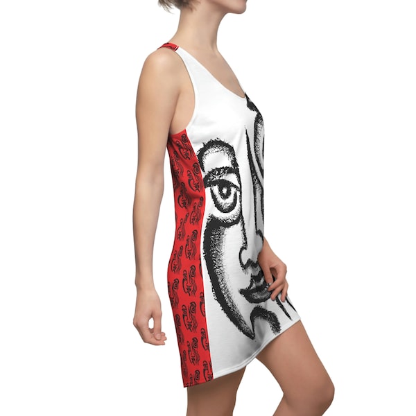 Picasso Style Women's Racerback Dress by Tad Art