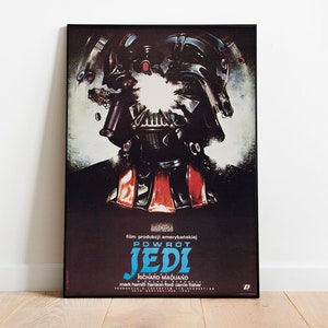 Star Wars Poster, Darth Vader, Vintage Foreign Movie Poster, Digital ...