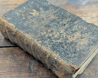 1737 Antique German Lutheran Prayer Book — Johann Quirsfeld — Leather Bound — MDCCXXXVII — Basel & Frankfurt — 18th Century Devotional
