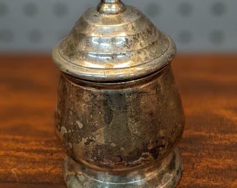 Metal Sugar Jar with Lid