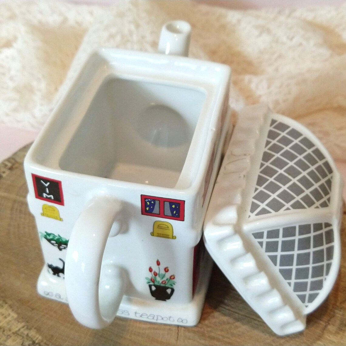 Wade England English Life Teapots Post Office Teapot With Lid Etsy