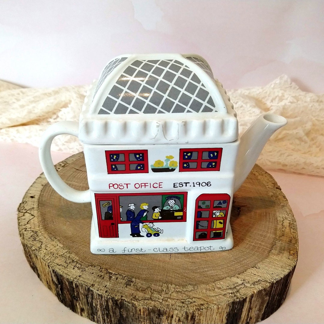 Wade England English Life Teapots Post Office Teapot With Lid Etsy