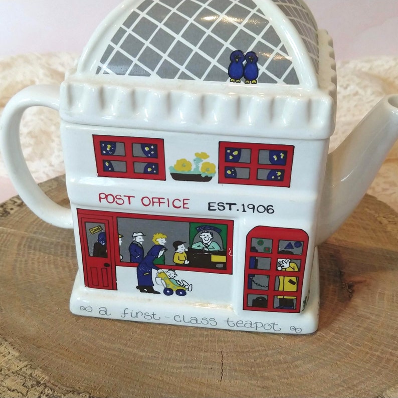 Wade England English Life Teapots Post Office Teapot With Lid Etsy