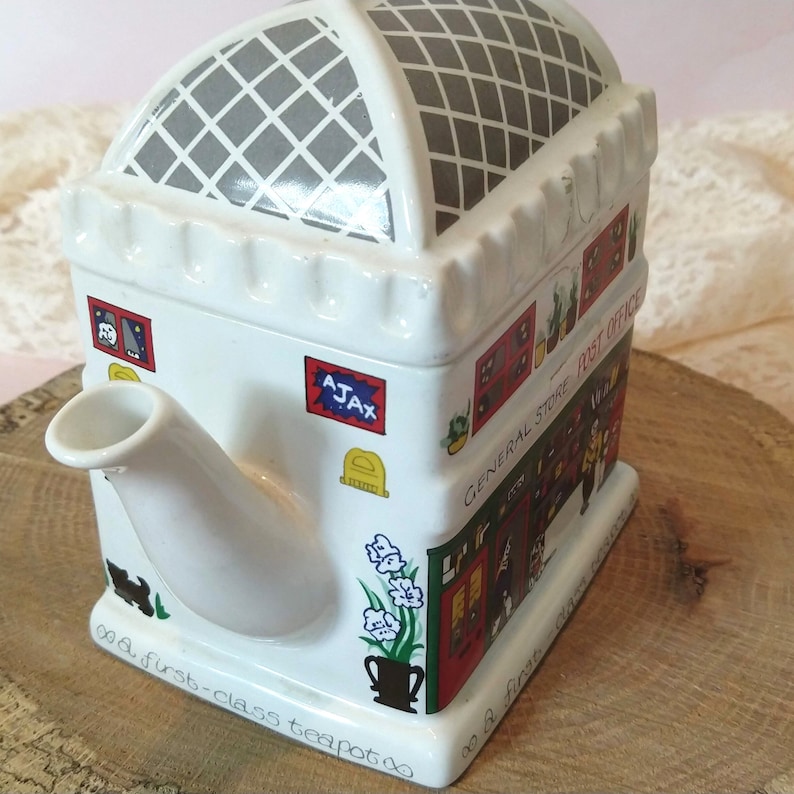 Wade England English Life Teapots Post Office Teapot With Lid Etsy
