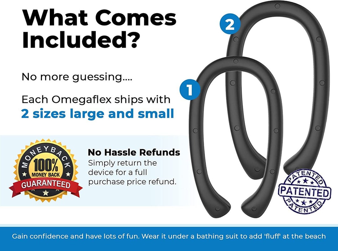 Omegaflex Open Penis Ring for Male Enhancement. Best Cock Ring