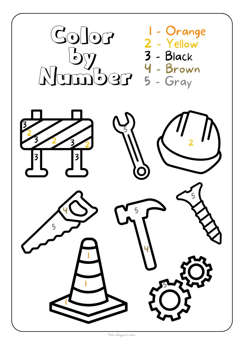 Construction Trucks Coloring Pages Printable Construction Vehicles For