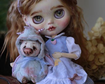 Custom Blythe Doll OOAK Blanca