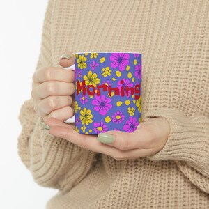 Morning Bloom Ceramic Mug 11oz