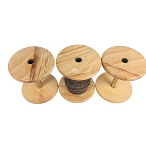 Handcrafted Wooden Spinning Wheel with 3 Bobbins 16'' Wheel Fiber Art Tool Traditional Spinning Yarn Making Artisan Crafted Wheel image 9