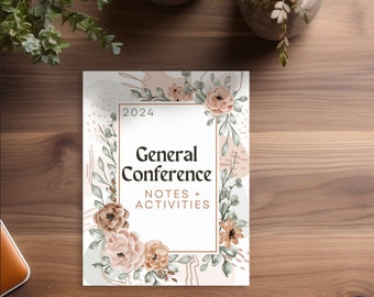 INSTANT DOWNLOAD General Conference Study Notebook