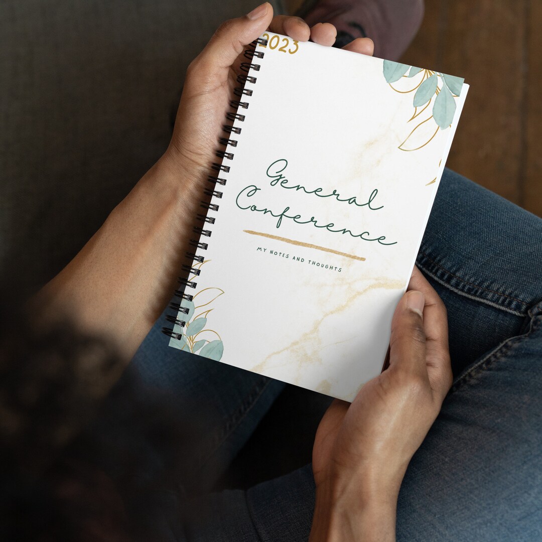 LDS General Conference 2023 Spiral Notebook Etsy