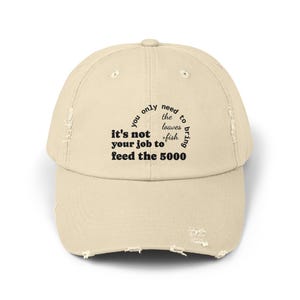 Distressed Christian Hat, Religious Baseball Cap, Unisex Christian Accessories, Inspirational Faith hat, Messianic Gift
