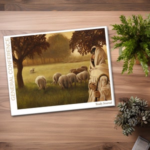 DIGITAL DOWNLOAD: Horizontal 11x8.5 General Conference Study Notebook