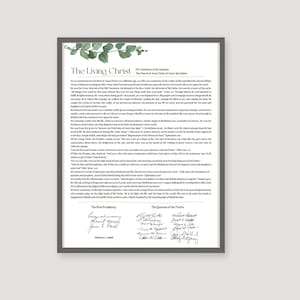 Printable of The Living Christ with a Plant